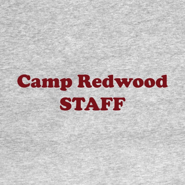 California Camp Staff, Red Ink by Heyday Threads